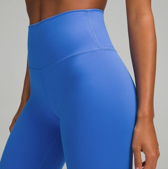 Lululemon Athletica Vibrant Blue High Rise 7/8 Leggings - Picture 2 of 9